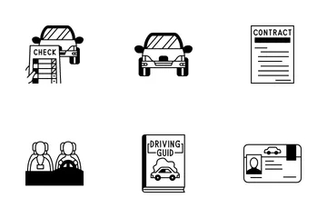 Driving School Icon Pack