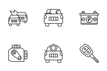 Driving School Icon Pack