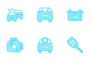 Driving School Icon Pack