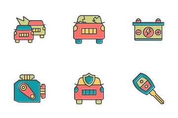 Driving School Icon Pack