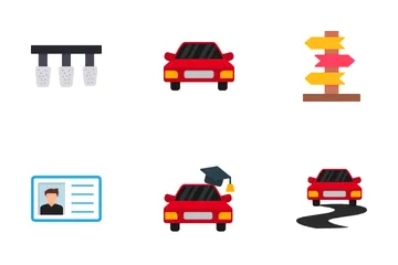 Driving School Icon Pack