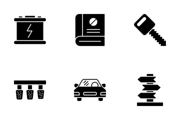 Driving School Icon Pack