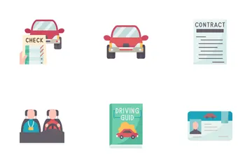 Driving School Icon Pack