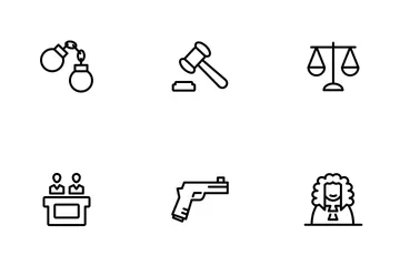 Droit et juridique Pack d'Icônes