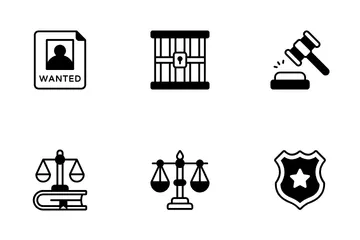 Droit et justice Pack d'Icônes