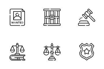 Droit et justice Pack d'Icônes