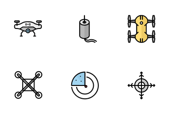 Drone And Quadcopter Icon Pack