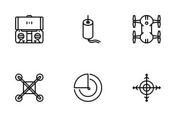 Drone And Quadcopter Icon Pack