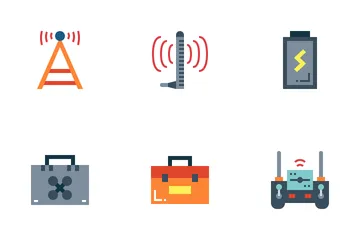 Drone Elements Icon Pack