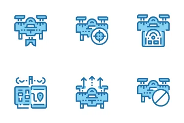 Drone Technology  Icon Pack