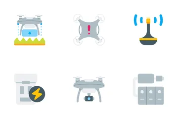 Drones Paquete de Iconos