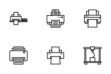 Drucken und Scannen Symbolpack