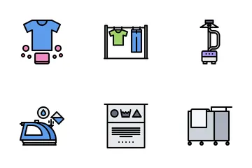 Dry Cleaning Icon Pack