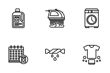 Dry Cleaning Icon Pack