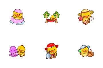 Duck Summer Icon Pack