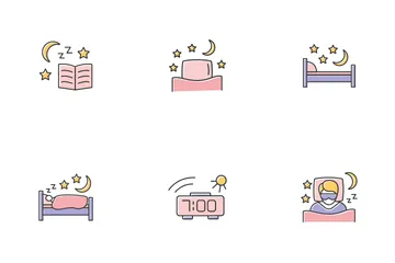 Durmiendo Paquete de Iconos