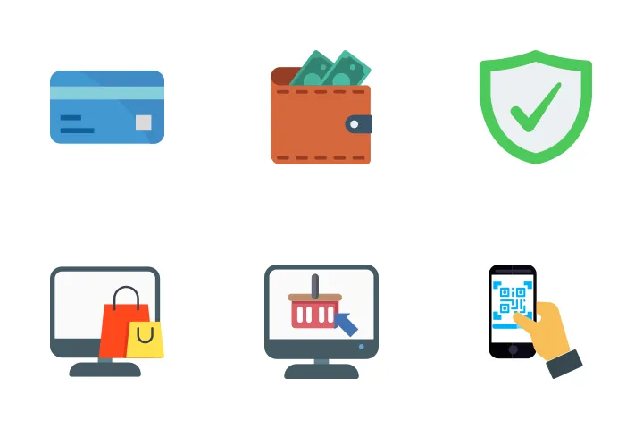 Download E Commerce Icon Set Icon pack Available in SVG, PNG & Icon Fonts