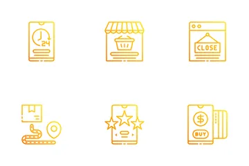 E-Commerce And Online Shopping Icon Pack