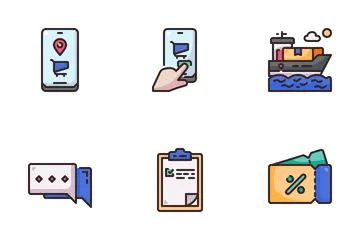 E-commerce And Online Shopping Icon Pack