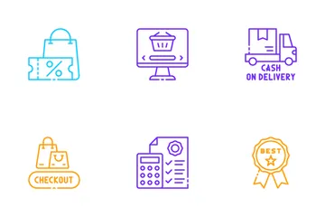 E-Commerce And Online Shopping Icon Pack