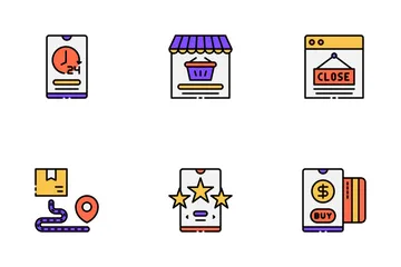 E-Commerce And Online Shopping Icon Pack