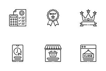 E-Commerce And Online Shopping Icon Pack