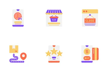 E-Commerce And Online Shopping Icon Pack