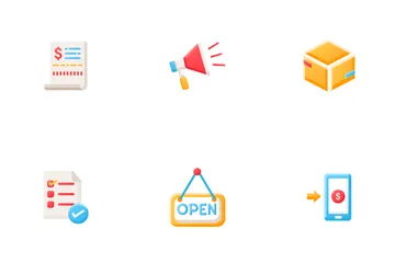 E-Commerce Flat - Online Shopping Icon Pack