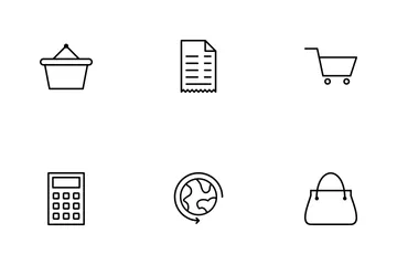 E Commerce Line Icon Pack