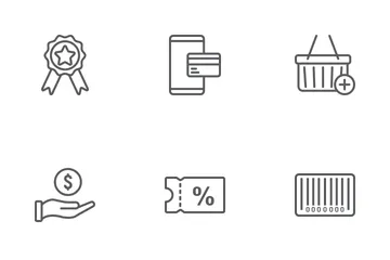 E-Commerce Line Icons Icon Pack