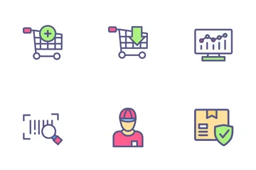 E-Commerce & Online Shop Icon Pack