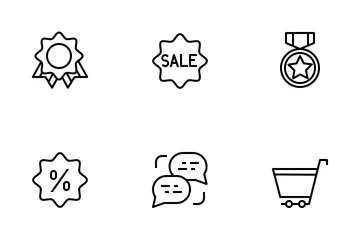 E Commerce Or Online Shoping Icon Pack