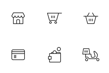 E-Commerce Outline Icon Pack