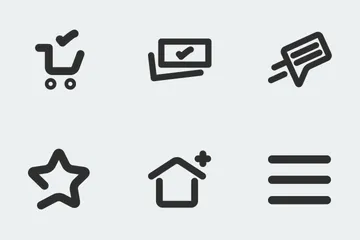 E-Commerce - Outline Icon Pack