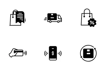 Commerce électronique et achats Pack d'Icônes