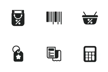 E-Commerce und Einkaufen Symbolpack