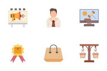 E-Commerce und Shopping Symbolpack