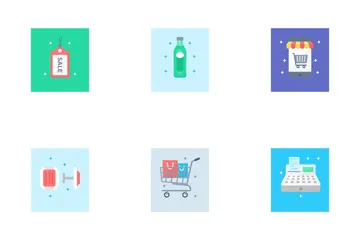 E-Commerce und Shopping Symbolpack