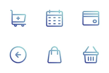 E-Commerce und Shopping Symbolpack