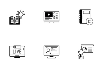 Apprentissage électronique Pack d'Icônes