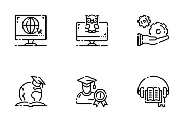 E- Learning Icon Pack