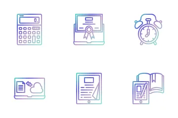 E Learning And Education Icon Pack