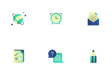 E-Learning Gradient - Anywhere Learning Icon Pack