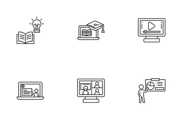 E Learning Icon Pack