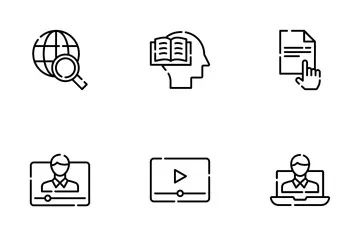 E Learning Icon Pack