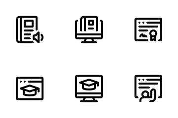 E Learning Icon Pack