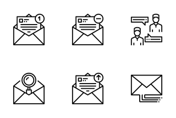 E-mail And Message  Icon Pack