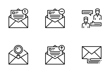 E-mail And Message  Icon Pack