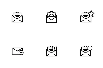 E-Mail-Dienste Symbolpack