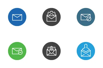 E-Mail-Dienste Symbolpack